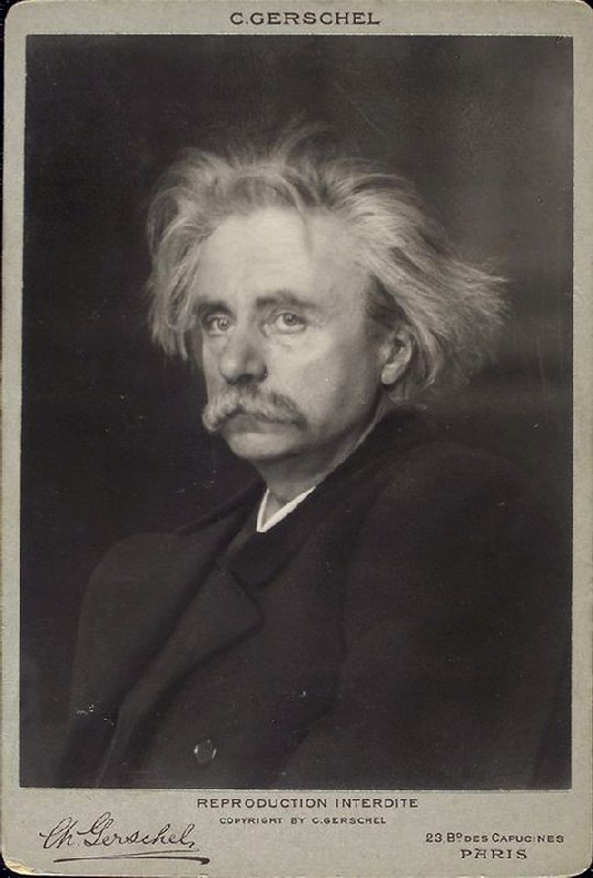 Porträt von Edvard Grieg (1843-1907) von Charles Gerschel