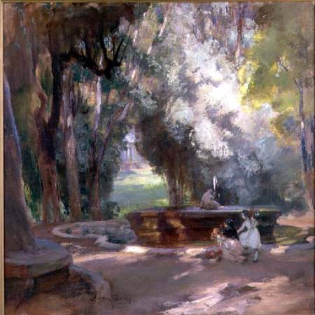 Fountain in the Borghese Gardens von Charles Hodge Mackie