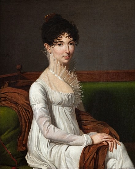 Portrait of a young lady von Charles-Jacques Lebel