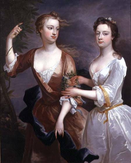 Martha and Theresa Blount von Charles Jervas