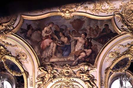Decorative panel from the Oval Salon illustrating the Story of Psyche von Charles Joseph Natoire
