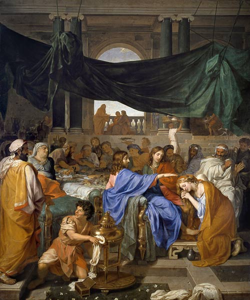 Ch.Le Brun, Gastmahl im Hause Pharisaeers von Charles Le Brun
