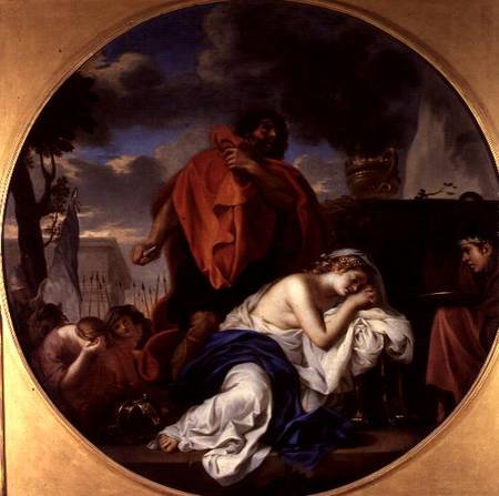 The Sacrifice of Jephthah von Charles Le Brun