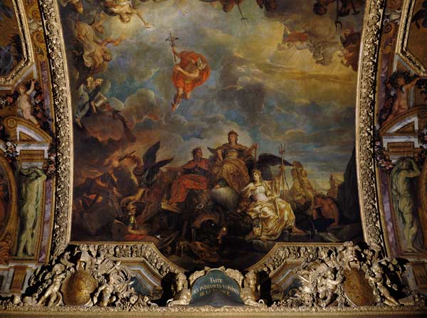 The Prosperous Neighbouring Powers of France von Charles Le Brun