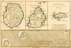 The Islands of Rodriguez, Isle de France and Bourbon, from 'Atlas de Toutes les Parties Connues du G 17th