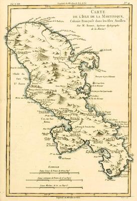 The Island of Martinique, from 'Atlas de Toutes les Parties Connues du Globe Terrestre' by Guillaume 15th