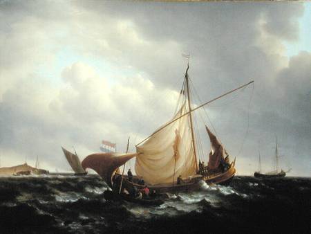 Dutch Boat Putting to Sea von Charles Martin Powell