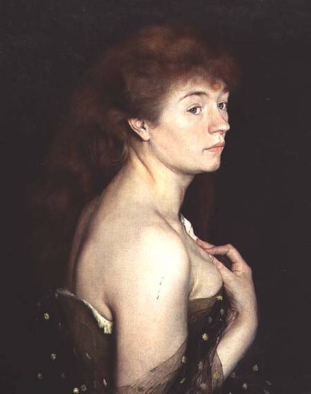 Portrait of a Young Red Haired Woman von Charles Maurin
