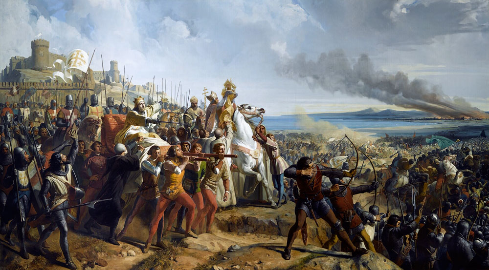Battle of Askalon, 18th November 1177 von Charles-Philippe Lariviere