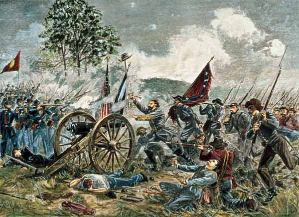Pickett's Charge Battle of Gettysburg in 1863 von Charles Prosper Sainton