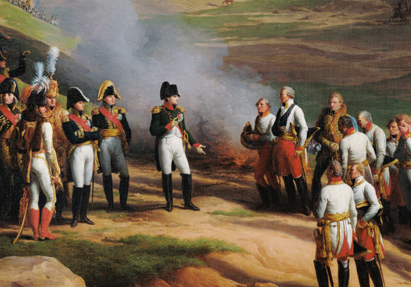 Detail from The Surrender of Ulm, 20th October, 1805 - Napoleon and the Austrian generals von Charles Thevenin