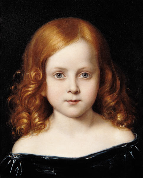 Portrait of the Artist's Daughter von Charles West Cope