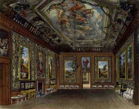 The Queen S Drawing Room Windsor Castle Charles Wild Als