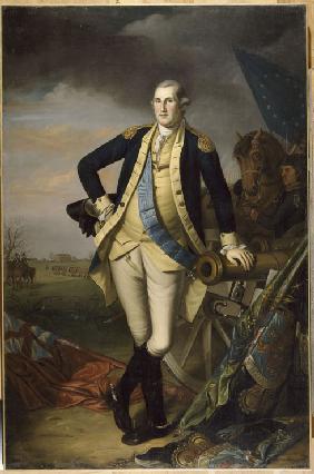 George Washington nach der Schlacht von Princeton am 3. Januar 1777