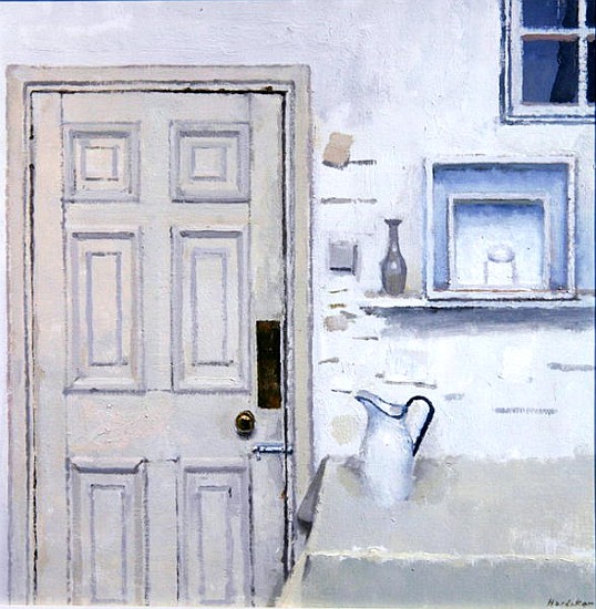 Meditation on Door II, 2004 (oil on canvas)  von Charles E.  Hardaker