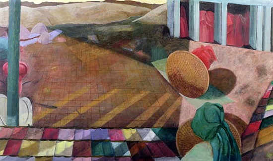 Sanguine Earth, 2004 (oil on canvas)  von Charlotte  Moore