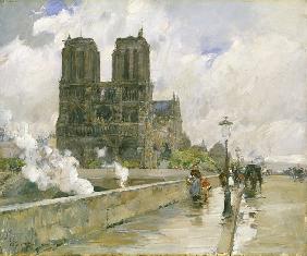 Notre Dame Cathedral, Paris 1888