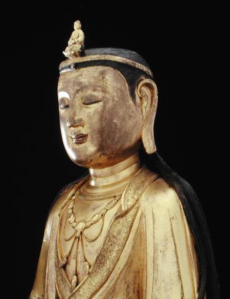 Avalokitesvara Guanyin  (detail) von Chinese School