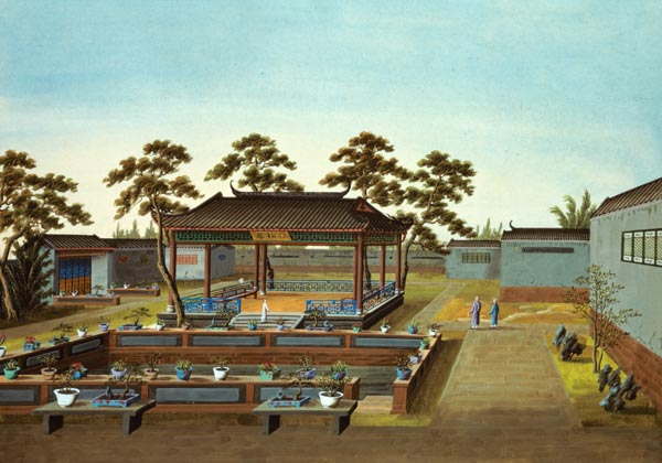 Garden Scene von Chinese School