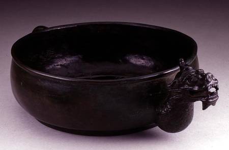 Pouring vessel with a dragon's head spout and a dragon's tail handle, Sung to early Ming dynasty von Chinese School
