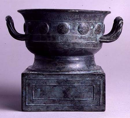 Ritual vessel, gui Western Zhou (c.1050-771 BC) von Chinese School