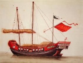 Embarkation of a sailing boat