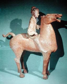 Horseman, from Xianyang, Shaanxi, Western Han Dynasty Western Ha