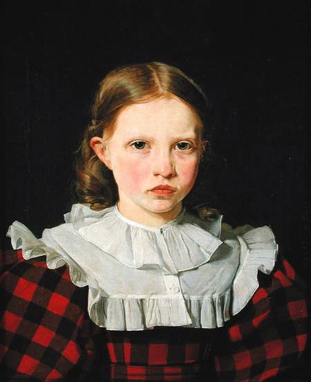 Portrait of Adolphine Kobke (1820-80) von Christen Schjellerup Kobke