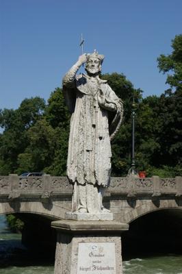 Floßmeisterdenkmal in München von Christian Beckers