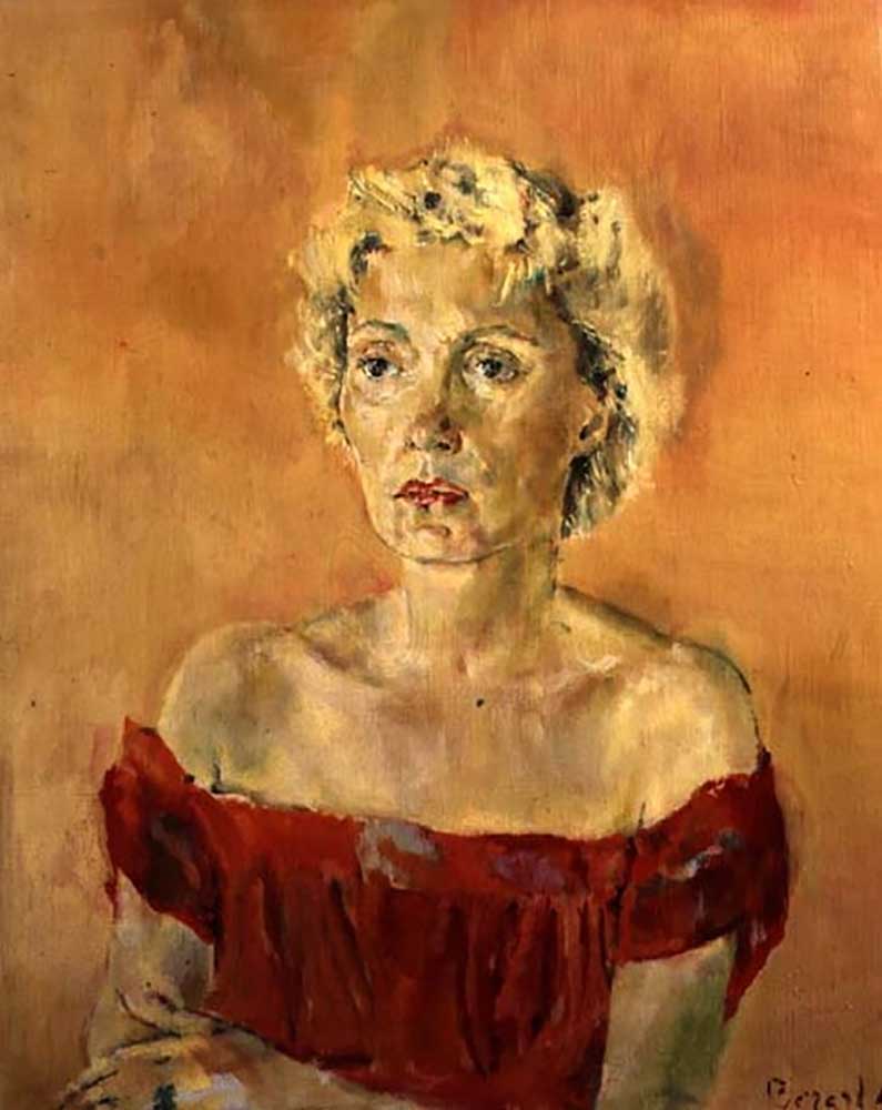 Porträt von Frau. Annavis, 1948 von Christian Berard