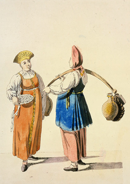 Marktfrauen III. von Christian Gottfried Geissler