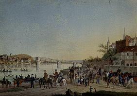 Übergang der Kosaken über die Elbe, März 1813