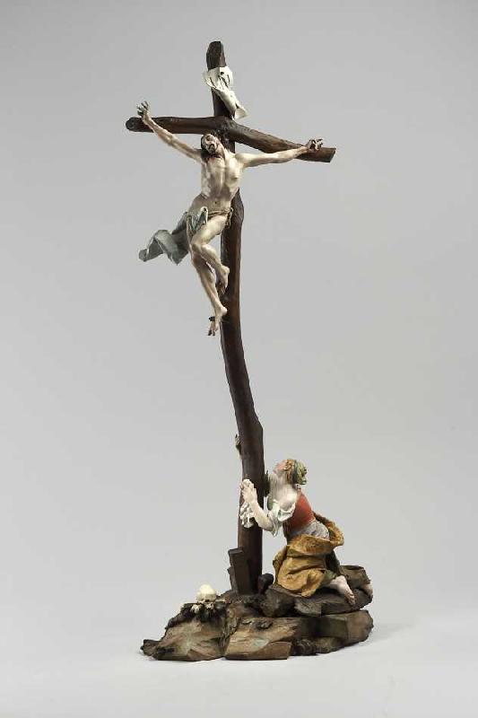 Kruzifix mit Maria Magdalena, Landshut von Christian Jorhan d.Ä.