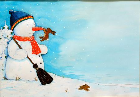 Snowman with Little Rabbit 2012