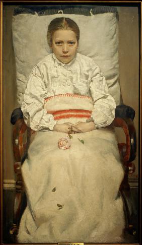 Krankes Mädchen 1880
