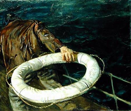 Man Overboard von Christian Krohg