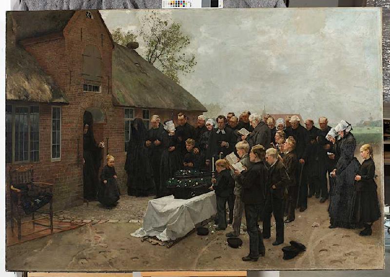 Nordfriesisches Begräbnis von Christian Ludwig Bokelmann