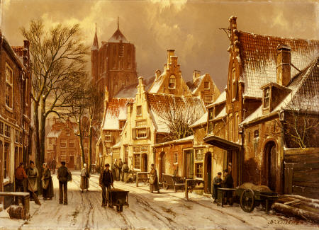 A Winter Street Scene von 