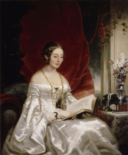 Porträt von Prinzessin Maria Iwanowna Kotschubei, geb. Barjatinskaja (1818-1843) von Christina Robertson