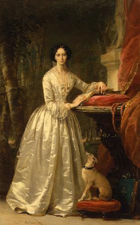 Porträt der Großfürstin Maria Alexandrowna (1824-1880), zukunftige Zarin von Russland 1849