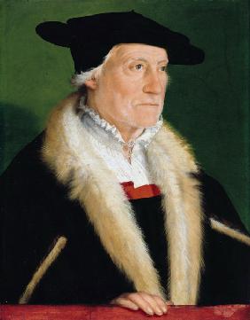 Porträt von Kosmograph Sebastian Münster (1489-1552)