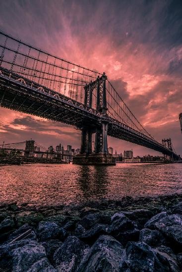 Manhattan Bridge Weitwinkel