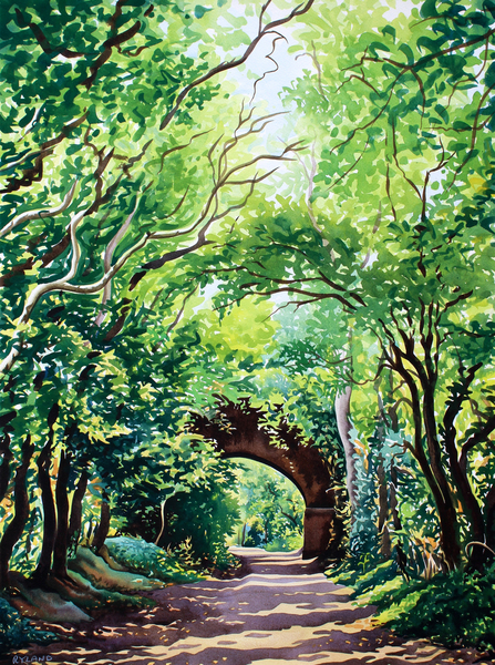 Sudbury Bridge and Trees von Christopher  Ryland