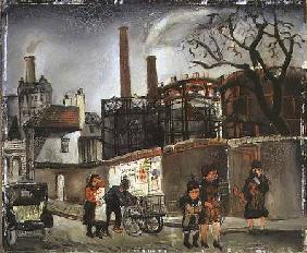 Street Scene in Paris 1926