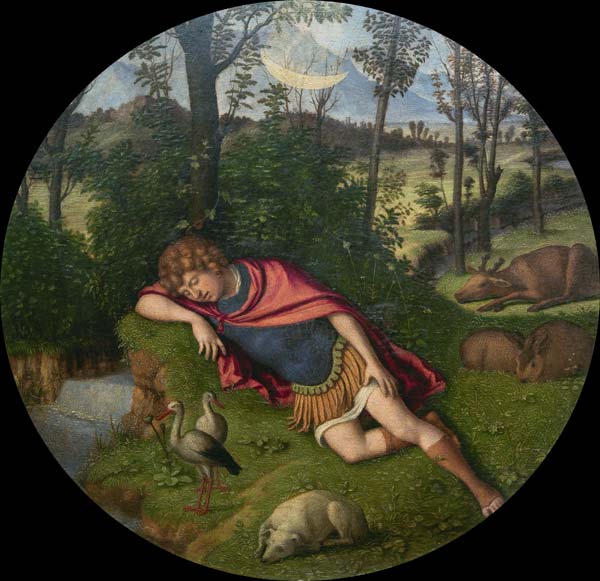 Schlafender Endymion von Giovanni Battista Cima da Conegliano