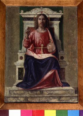 Thronender Christus (Salvator Mundi)