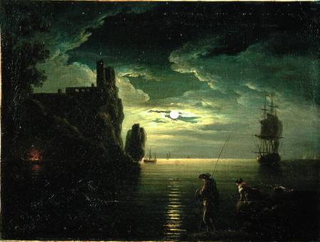 Evening Seascape von Claude Joseph Vernet