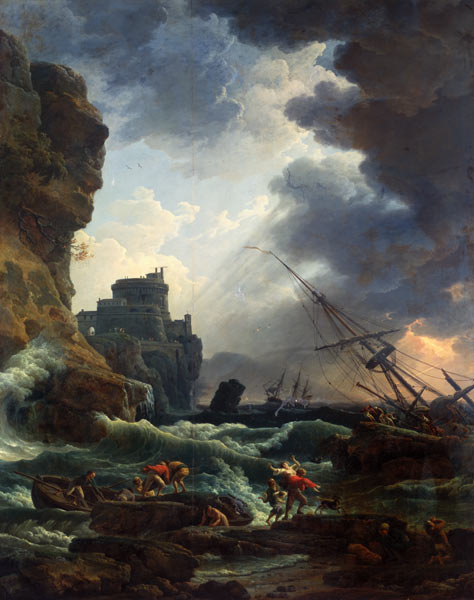 The Storm von Claude Joseph Vernet