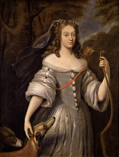 Portrait of Francoise Louise de la Baume le Blanc (1644-1710) Duchesse de Vaujour, also known as Mad von Claude Lefebvre