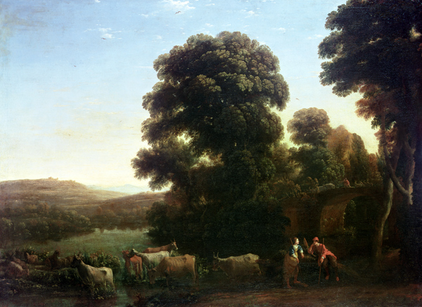 A Pastoral Landscape von Claude Lorrain